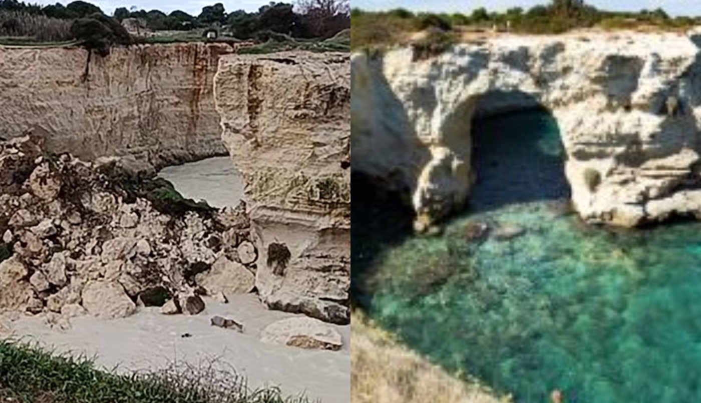 Italia: se derrumbó "El Arco de los Enamorados" en pleno San Valentín | Internacionales