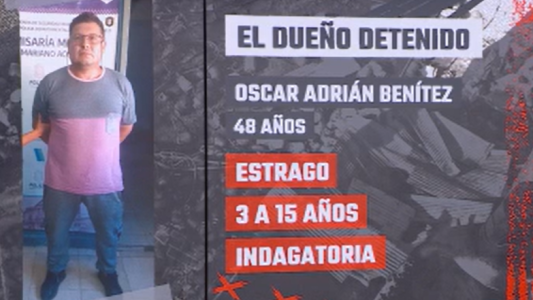 Quedó detenido el dueño del predio de Mariano Acosta donde explotaron las garrafas