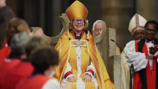 El Papa envió su salutación a la arzobispa anglicana de Canterbury