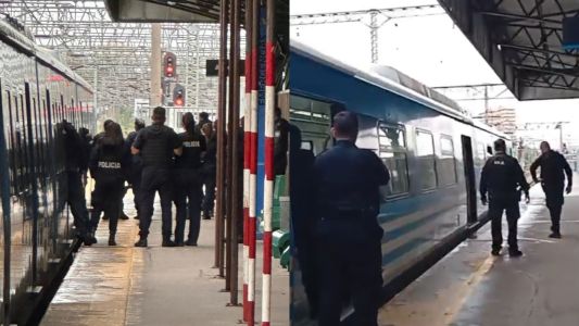 Terror en el Tren Roca: un hombre armado tomó de rehén a una pasajera