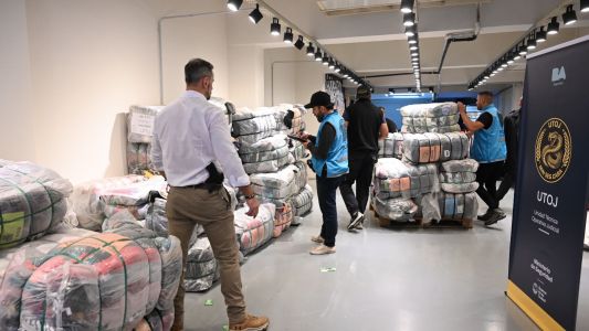 Golpe al contrabando: secuestran en Belgrano ropa de primeras marcas valuada en más de $150 millones
