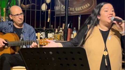 Luciana Benítez presenta su espectáculo “Brindis de canciones”