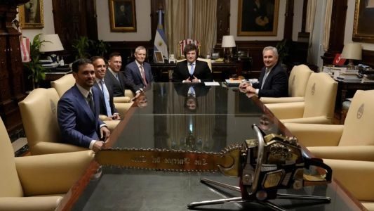 Javier Milei recibió en Casa Rosada el empresario Peter Thiel