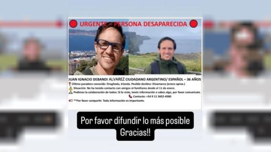 Buscan a un argentino en Francia que está desaparecido hace tres meses