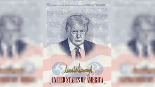 Por su 250º aniversario, EE.UU. emitirá pasaportes con la imagen de Trump