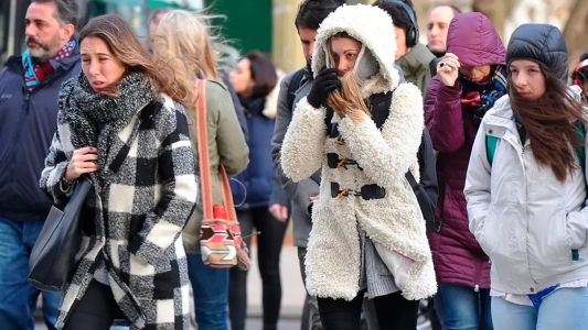 Alerta por frío extremo en siete provincias este lunes: el informe del Servicio Meteorológico Nacional