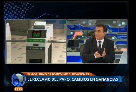El motivo del paro: cambio en Ganancias