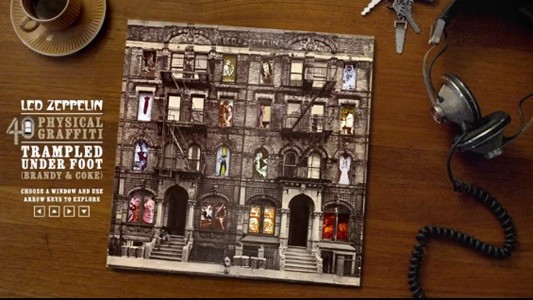 Led Zeppelin y un paseo interactivo