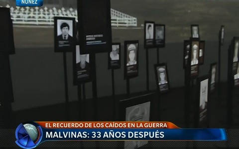 A 33 años de Malvinas, el recuerdo a los caídos en la ex ESMA