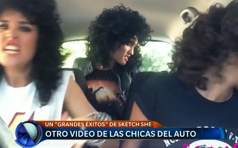 Salió otro video de "las chicas del auto" y es un furor