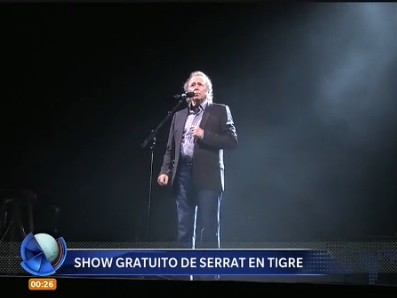 Serrat, gratis en el Tigre