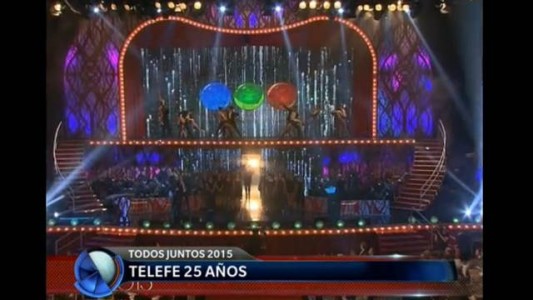 Telefe celebró sus 25 años con una mega fiesta en el Luna Park
