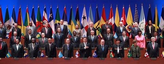 Cumbre de las Américas: Timerman reemplazó a Cristina en la foto de la inauguración