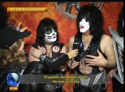 Kiss, desde Chile, anticipa su recital de esta noche en Vélez