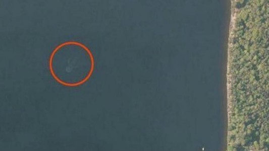 La extraña imagen que Apple captó en el lago Ness