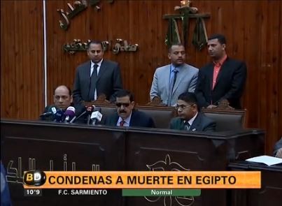 Condenas a muerte en Egipto