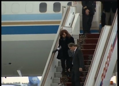 La Presidenta llegó a Rusia para firmar acuerdos y estrechar relaciones bilaterales