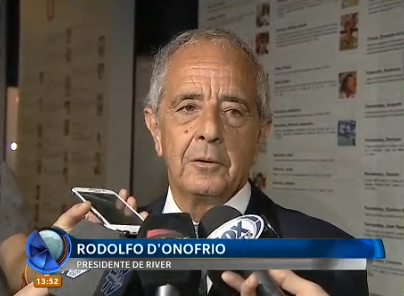 D'Onofrio ya calienta la previa del superclásico: "Jugamos el día que quieran"