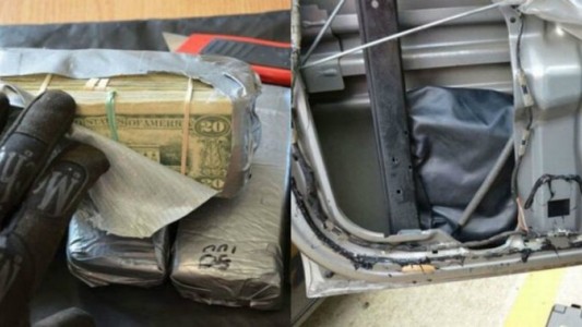 Compró un Jeep viejo y encontró fajos de dólares escondidos en una puerta