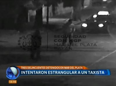 Intentaron estrangular a un taxista