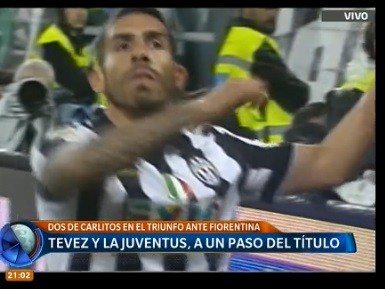 Tévez y la Juve, a un paso del título