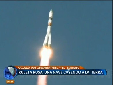 Ruleta rusa: el peligro de la nave que cae del espacio