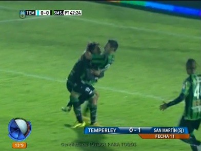 San Martín de San Juan derrotó a Temperley en el sur