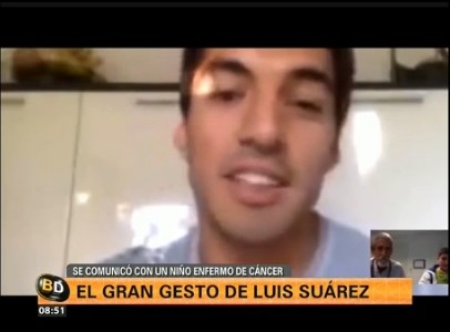 El gesto solidario de Luis Suárez