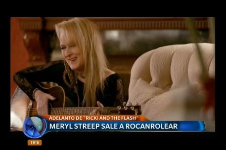 Meryl Streep sale a tocar rock and roll