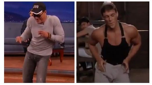 Van Damme repite su famoso baile de 'Kickboxer' 26 años después
