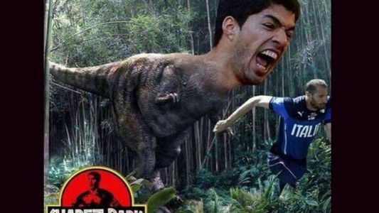 El otro duelo de Berlín ya tiene memes: Suárez vs. Chiellini