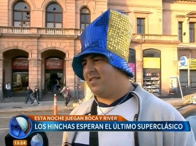 Así esperan los hinchas el Superclásico por la Copa Libertadores