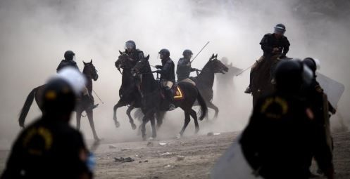 Violento desalojo en un sitio arqueológico de Perú