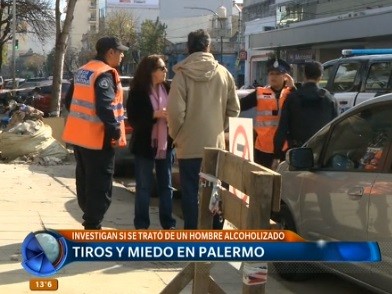 Tiros y miedo en Palermo