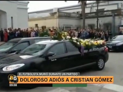 Despidieron en Rafaela los restos de Cristian Gómez