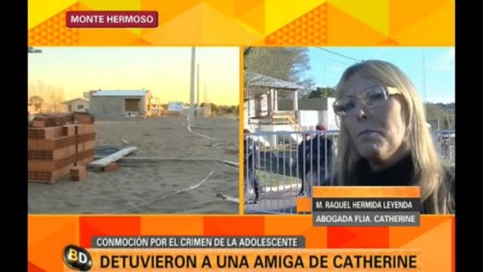 "Catherine dijo que no, por eso está muerta", disparó la abogada de la familia