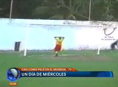 #UnDíaDeMiércoles para esta jugada que nos recuerda a Pelé en el Mundial ´70