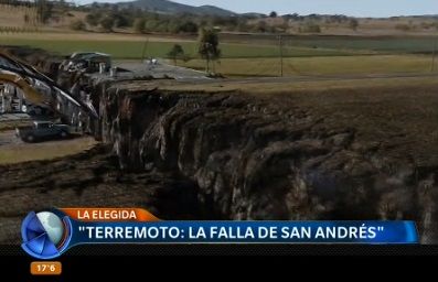 "Terremoto: la falla de San Andrés", la elegida del cine