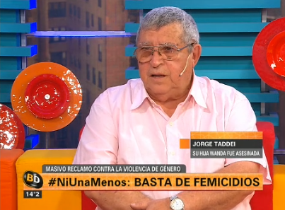 #NiUnaMenos Jorge Taddei: "La muerte de Wanda fue un granito de arena para que se visualizara la violencia de género"