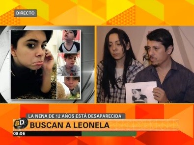 Desesperada búsqueda de Leonela