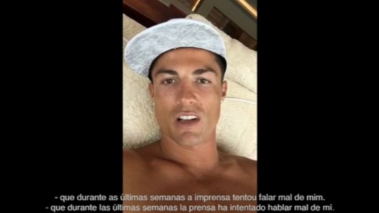 Cristiano Ronaldo cuelga un video para pedir a los periodistas que lo dejen en paz