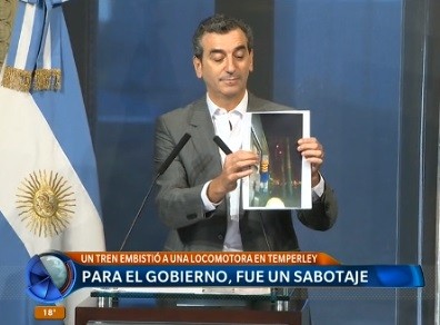 Randazzo: “No tengo pruebas, pero no tengo dudas” de que fue un sabotaje