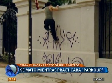Un chico de 12 años murió mientras practicaba parkour