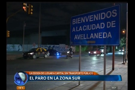 El paro en la zona sur, informe especial