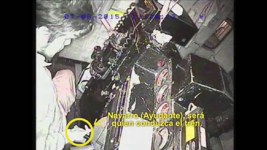 Video de la cabina del tren que chocó: el motorman no conducía la formación