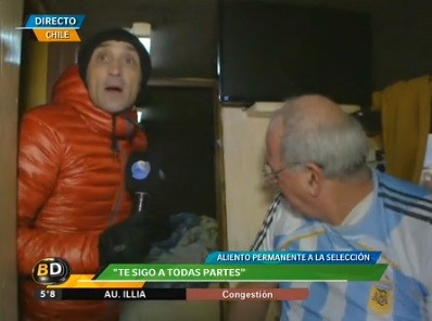 Copa América: el fan número 1 de la selección argentina