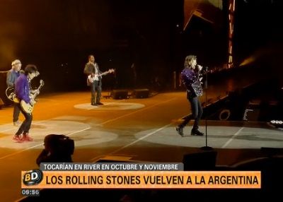 Los Rollings Stones vuelven a la Argentina