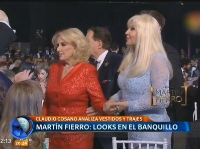 Los looks de los Martin Fierro, en el banquillo