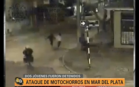 Ataque de motochorros en Mar del Plata