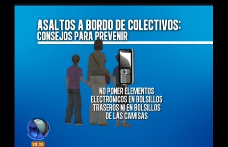 Infografía: Consejos para evitar los robos arriba del colectivo